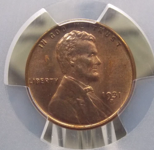 1931 "S" Lincoln WHEAT Cent 1c PCGS MS64 RB #493 Red Brown Unc BU ECC&C, Inc.