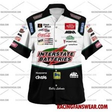 Bobby Labonte Nascar Racing 2001 Hawaiian Shirt- Polo Shirts