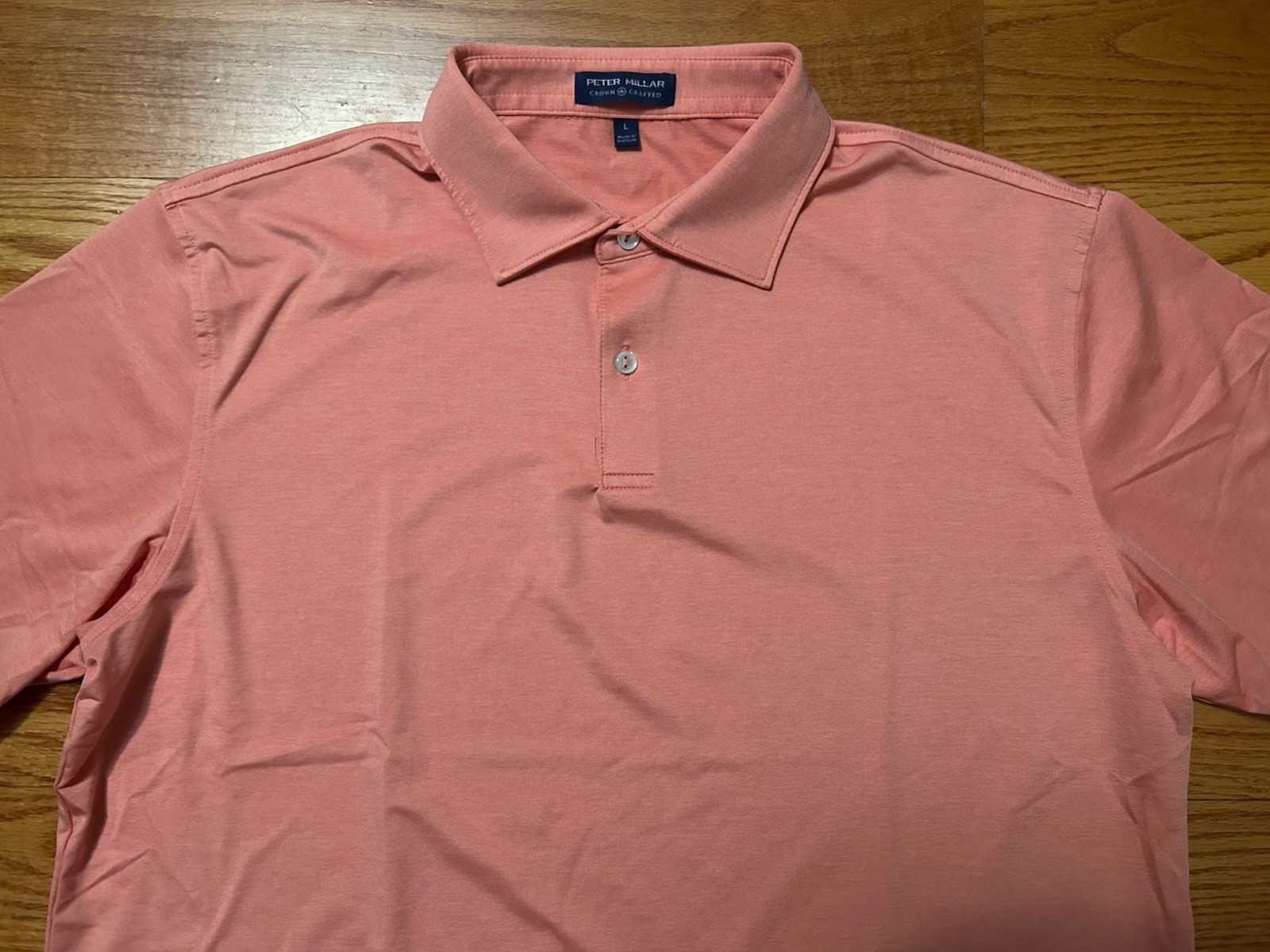 Mens Peter Millar Solid Performance Jersey Polo S… - image 2