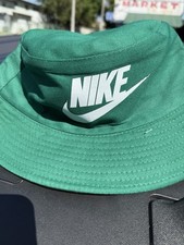 New Nike Kids bucket hat, polyester, green,