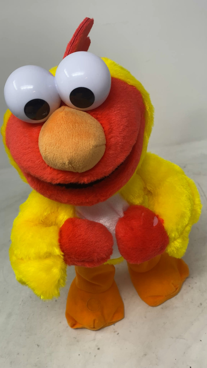 Sesame Street Chicken Dance Elmo 2024 Sings Tested & Works 12