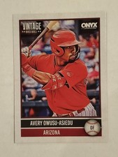 AVERY OWUSU-ASIEDU 2026 Onyx Vintage BASE CARD #OVAVOW Diamondbacks