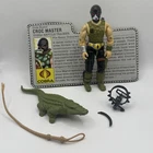 GI Joe 1987 Croc Master 100% Complete Vintage ARAH Action Figure with File Card