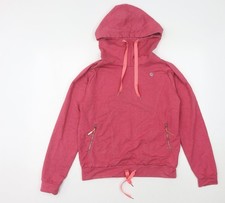 Womens UK Size 10 Studio Two Pink Pullover Hoodie