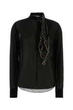 ISABEL MARANT Elaura Black Crepe Blouse New & Authentic