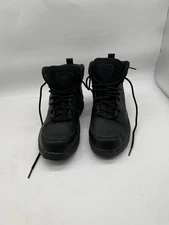 Nike Manoa Black Leather Boots Shoes 6 Y | Womens 7.5