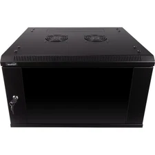 IT Wall Mount Network Server Data Cabinet Rack Glass Door Locking Lock & Key