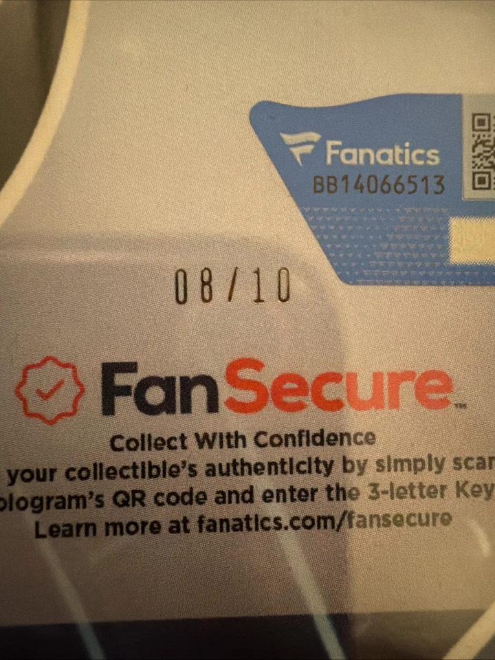 Tarjeta de fútbol americano Tim Brown Under Wraps Emanate autografiada/10 de gran formato Foto 3 de 3