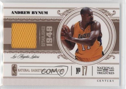 Andrew Bynum #44 2010 Panini National Treasures card