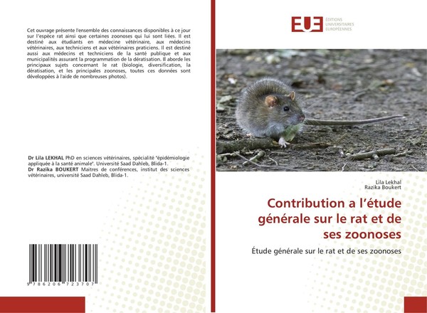 Lila Lekhal (U. A.) | Contribution A L'éTude GéNéRale Sur Le Rat Et De Ses...-image