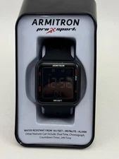 Armitron Pro Sports Black Red WR165FT Digital Watch  New