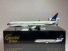 Gemini Jets 1:200 Delta Air Lines McDonnell Douglas MD-11 N812DE Interim
