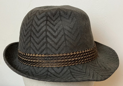 Vintage TONAK Fedora Hat Felt Made in Czechoslovakia Size 7