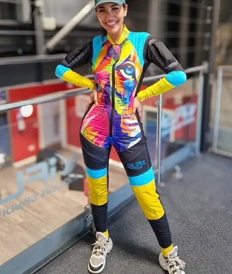 Skydiving Freefly Flying jumpsuit in Unique Color Combinations Digital Printing