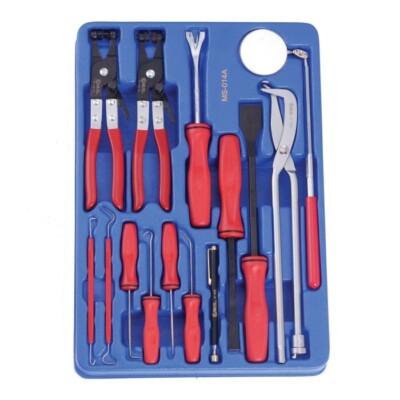 Genius Tools 14pc PRO Automotive Repair Mixed Tool Tray Set #MS-014A