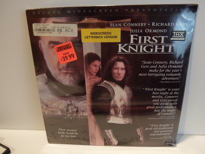 First Knight (Laserdisc CLV/CAV, 1995) NEW!