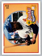 💎1991 Upper Deck Baseball Heroes: Hank Aaron #21 1966 Move to Atlanta- Braves💎