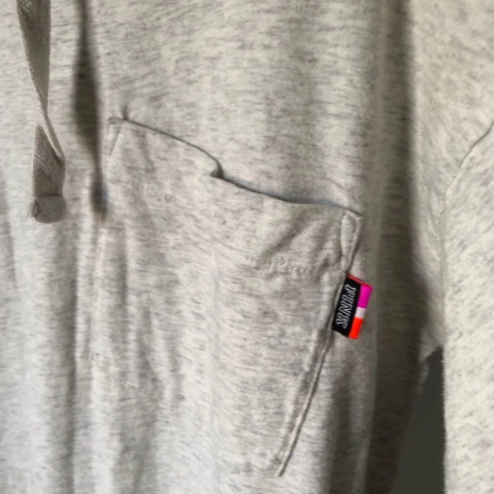 victoria-secret-vs campus long sleeve rainbow logo hoodie