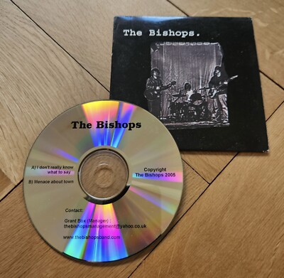 THE BISHOPS -  I DON'T REALLY KNOW WHAT TO SAY - 2-Track Promo Sleeve CD