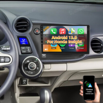 For Honda Insight 2009-2014 Android 13 Car Stereo Radio GPS Navi BT WIFI Carplay