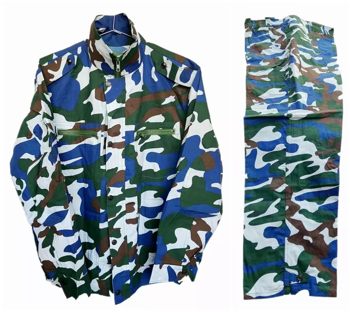 China PLA Air Force Reserve Unit 96 Type Blue Cow Woodland Camouflage  Uniforms