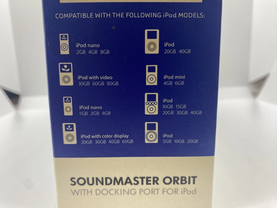 EXCALIBUR SOUND MASTER ORBIT DIGITAL MUSIC SYSTEM MADE  FOR IPOD  BLACK NEW - Image 3 of 3