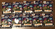 Nerf Disc Launcher Blind Bags Lot of 10 Stocking Stuffer Toys Boys Hasbro