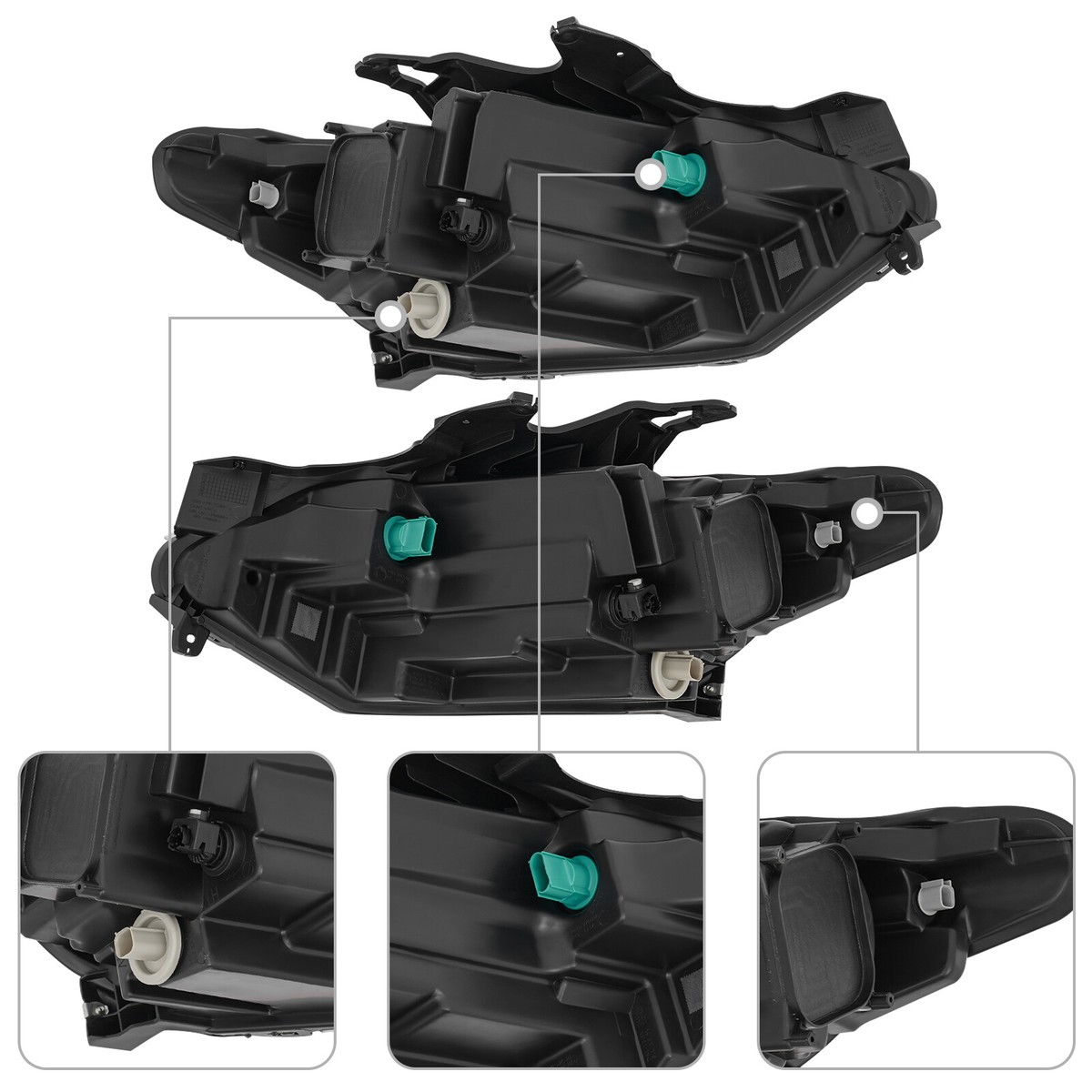 Full Led Headlights 84887859 84887860 Headlamps For Chevy Traverse