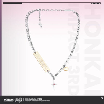 Official Honkai Impact 3rd Elysia Herrscher of Human: Ego Metal Necklace Pendant