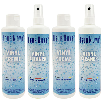Aqua Nova 2 x 240ml Vinylcream 2 x 250ml Vinylreiniger Wasserbetten Pflege