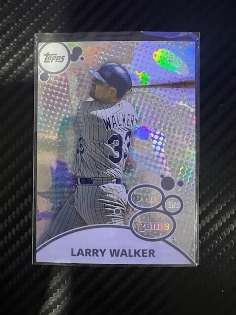 LARRY WALKER OWN THE GAME SILVER FOIL