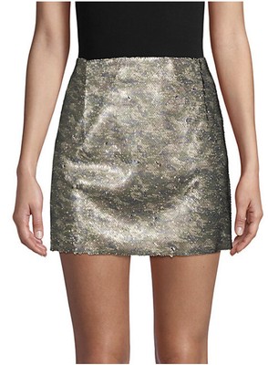 reversible sequin skirt