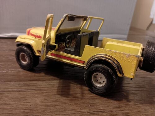 vintage ertl Diecast jeep renegade yellow top off - Picture 11 of 14