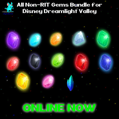   All Gems (No Eternity Isle) for Disney Dreamlight Valley   ONLINE NOW    