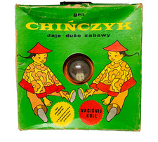 Gra planszowa CHIŃCZYK, zabawki PRL Vintage Polish Trouble Pop Game