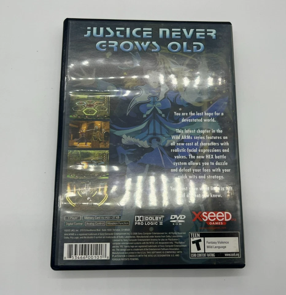 Wild Arms 4 (Sony PlayStation 2, 2006) [No Manual] - Image 2 of 4