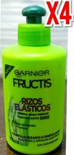 4pk GARNIER FRUCTIS Fortifying Hair Cream RIZOS ELASTICOS for curly hair 10.1oz