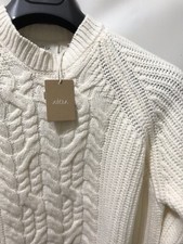 Altea milano luxury Wool weighted beautiful sweater L, 52/42 41/40 NWT 650