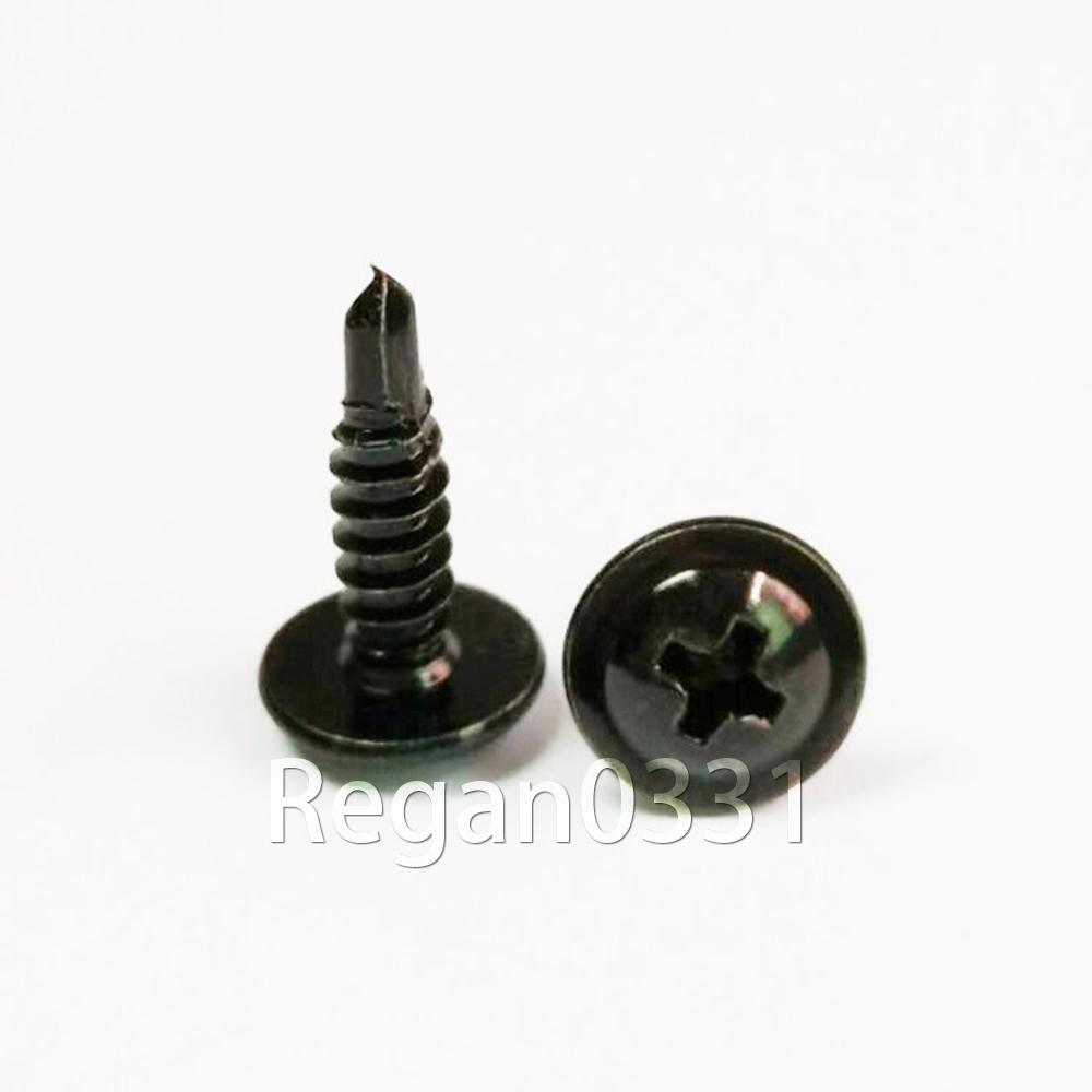 M4.2 x 32mm Black Phillips Wa fer Head Self Tapping/Drilling Screws (100/pack)