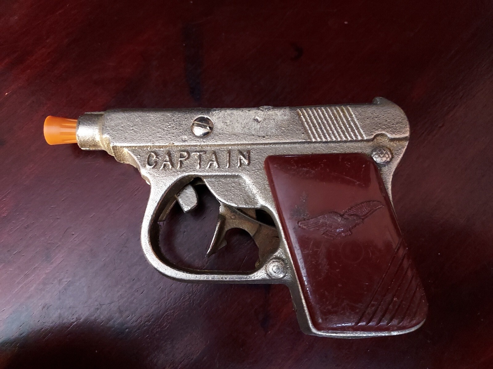 VINTAGE KILGORE CAPTAIN CAST IRON REPLICA TOY CAP GUN eBay