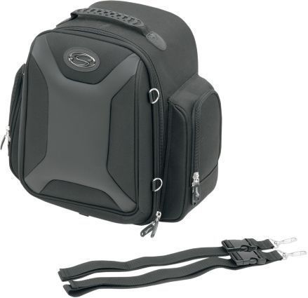 Saddlemen Textile Motorcycle Sissy Bar Bag fits Harley Davidson Cruiser - Picture 4 of 4