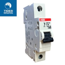ABB MCB 50 Amp Type C Single Pole 50A C50 Circuit Breaker S201M 2CDS271001R0504