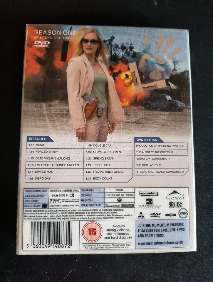 C.S.I: Crime Scene Investigation - Miami - Season 1 Part 2 [DVD] [2003]Neuwertig - Bild 2 von 2