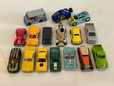 Lot of 16 Assorted Die-Cast Cars. Various Models  Brands 1:64 Scale