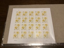 Scott 5898 Flowers Daffodils 2c sheet Of 20 Stamps MNH 2024-US-NIP