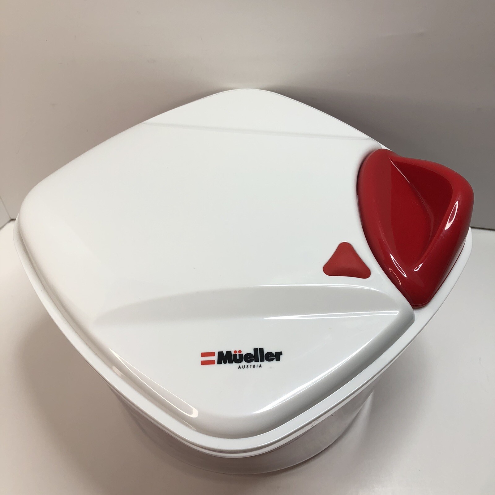 MUELLER Large 5L Salad Spinner Vegetable Washer with Bowl, AntiWobble