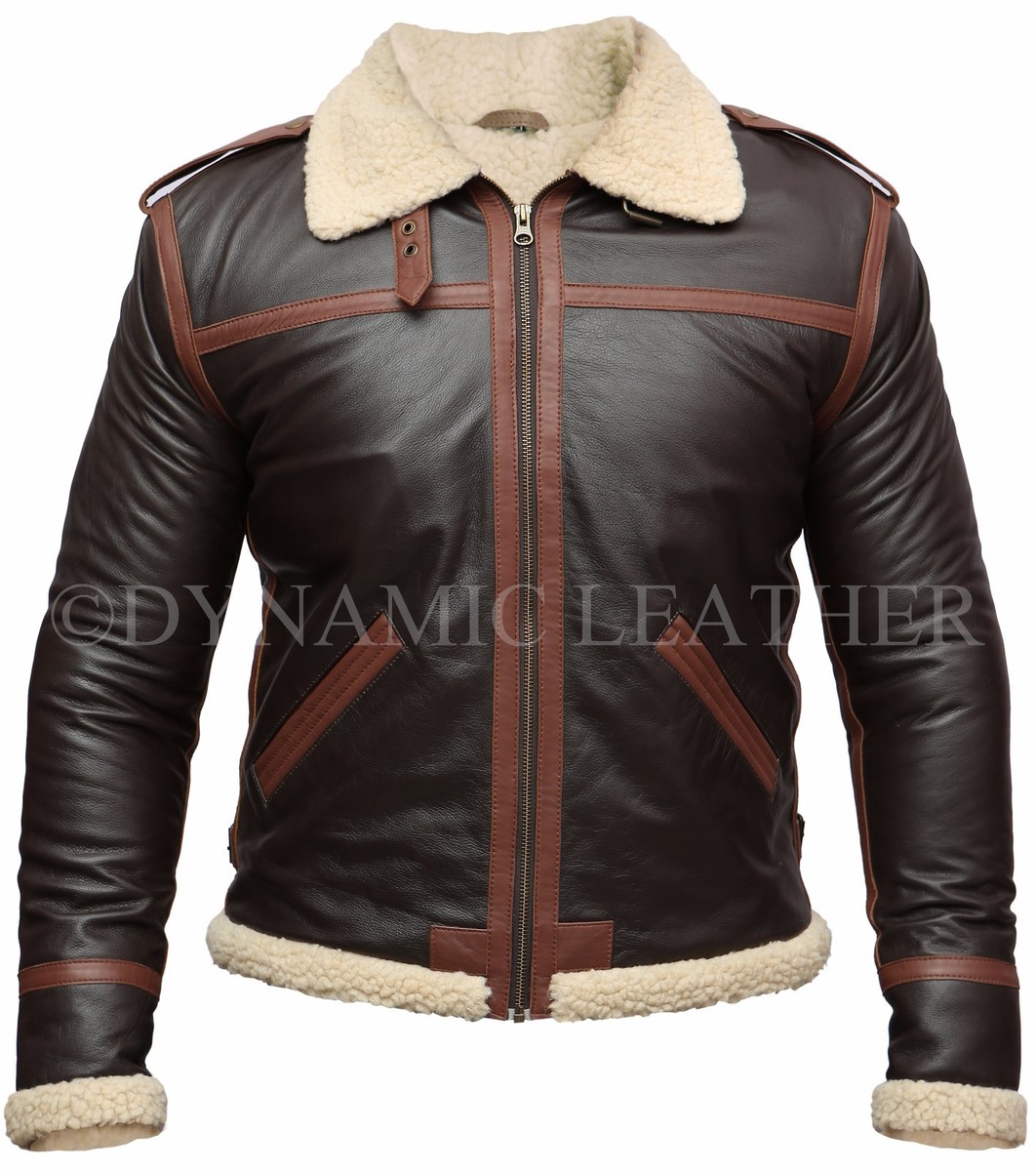 Resident Evil 4 Leon Kennedy Shearling Leather Jacket | eBay