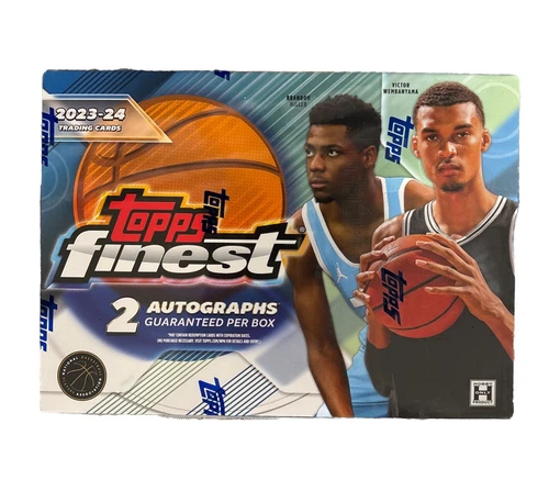 2023-24 Topps Finest Basketball Hobby Box Sealed 2 Autographs Per Box