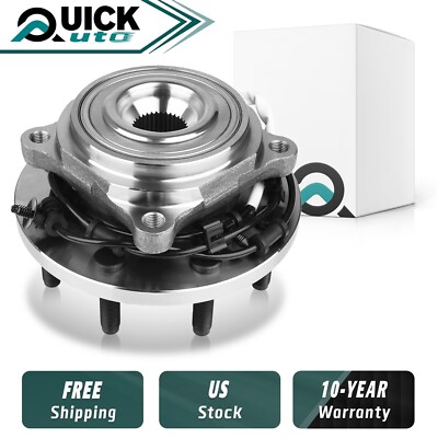 Front Wheel Hub and Bearing for 2014 2015 2016 2017 2018 Ram 2500