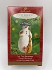 2001 Hallmark Keepsake MY FIRST SNOWMAN-Nature's Sketchbook By M. Bastin- NEW — photo 1